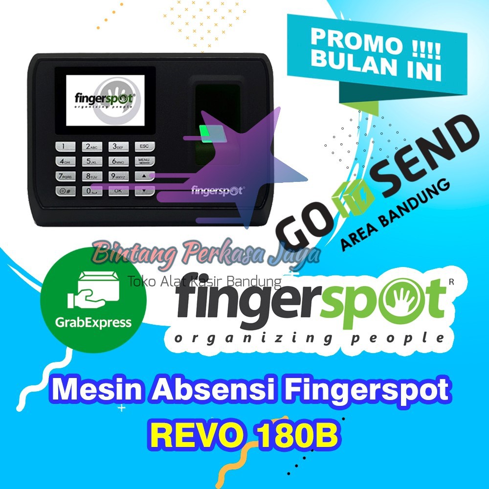 MESIN ABSEN FINGERSPOT REVO 180B FINGER PRINT/SIDIK JARI