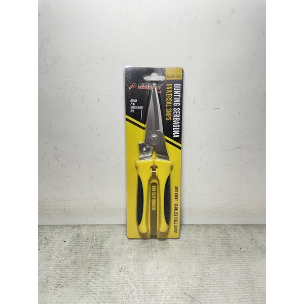 

gunting serbaguna solid / gunting serbaguna 8 inch solid / gunting dahan seng plat / gunting serbaguna stainless steel solid / gunting multifungsi / gunting plat / gunting kawat / gunting rumput / gunting taman / gunting dahan