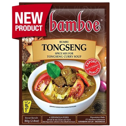 

Bamboe Tongseng 80gr Bumbu Instant Tongseng Curry Soup Spices