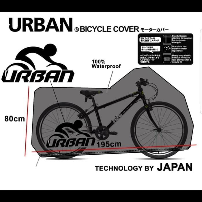 Sarung Sepeda Cover Bicycle merk URBAN Sepeda Listrik Gunung Lipat