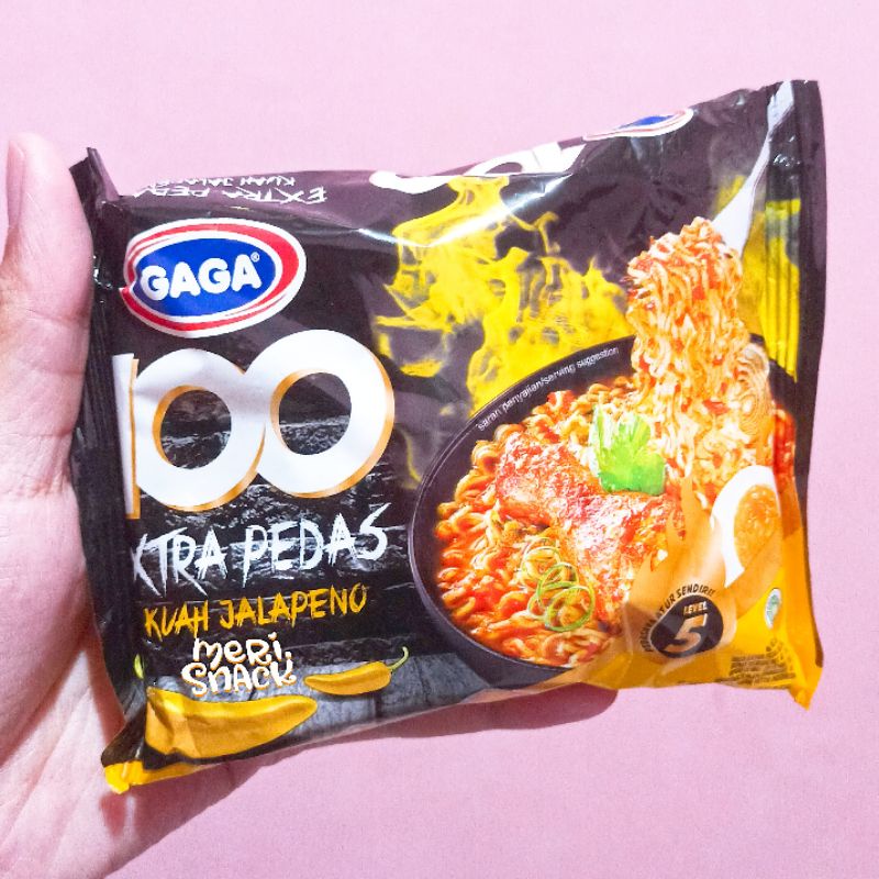 

[ 10 Pcs ] Gaga Mie 100 Extra Pedas Jalapeno 75gr