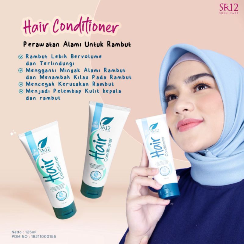 Hair Conditioner SR12 Kondisioner Rambut Lembut Sehat Berkilau Cegah Ketombe dan Rambut Rusak 125 ml