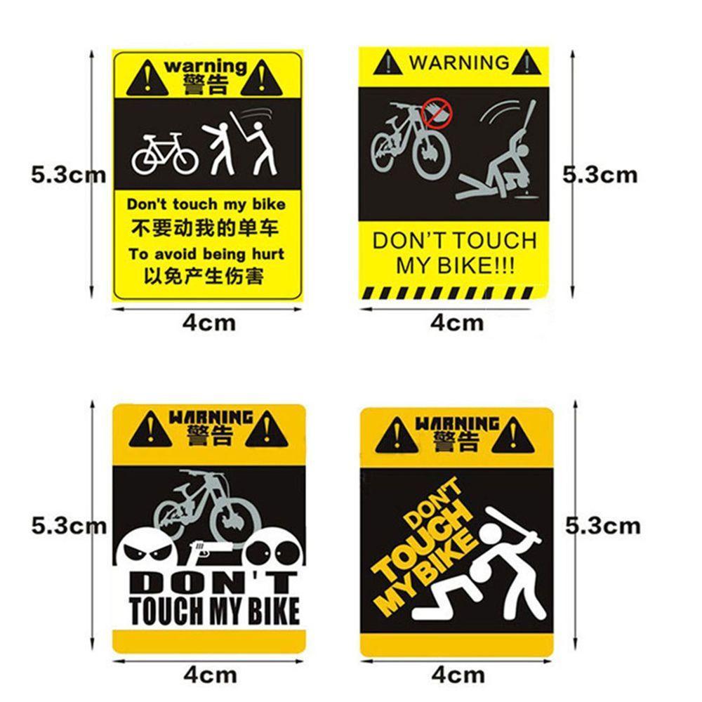 Lanfy Stiker Sepeda MTB Riding Cycling Warning