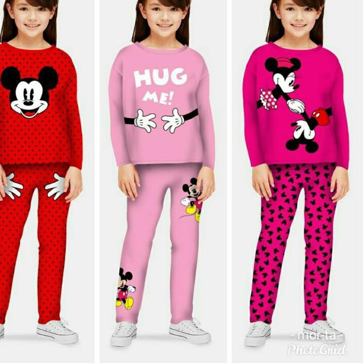 ✳ Baju Tidur Setelan Anak Perempuan / Baju Tidur Anak Perempuan Umur 3 - 11 Tahun/ Baju Tidur Anak ➷