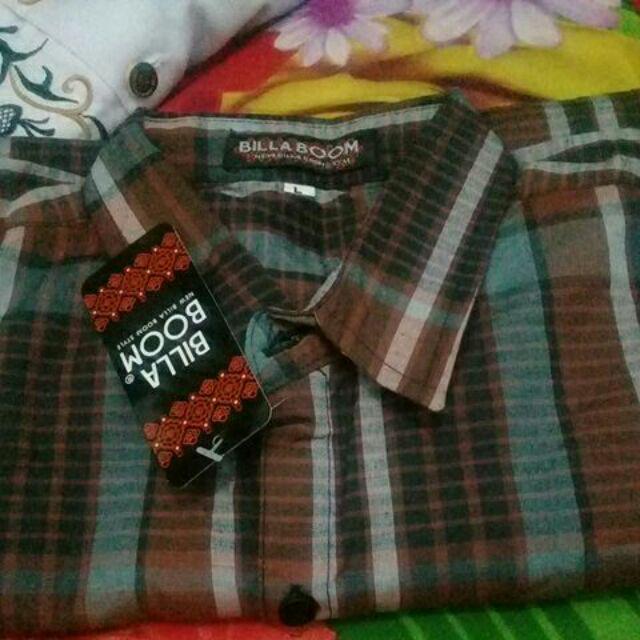 Kemeja Pria Esmale / Kemeja Pria Murah / Kemeja Thr / Kemeja Murah Motif Batik Dan Abstrak