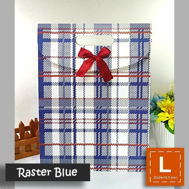 

Paper Bag Motif / Tas Kertas Kado / Tas Ulang tahun - L RASTER