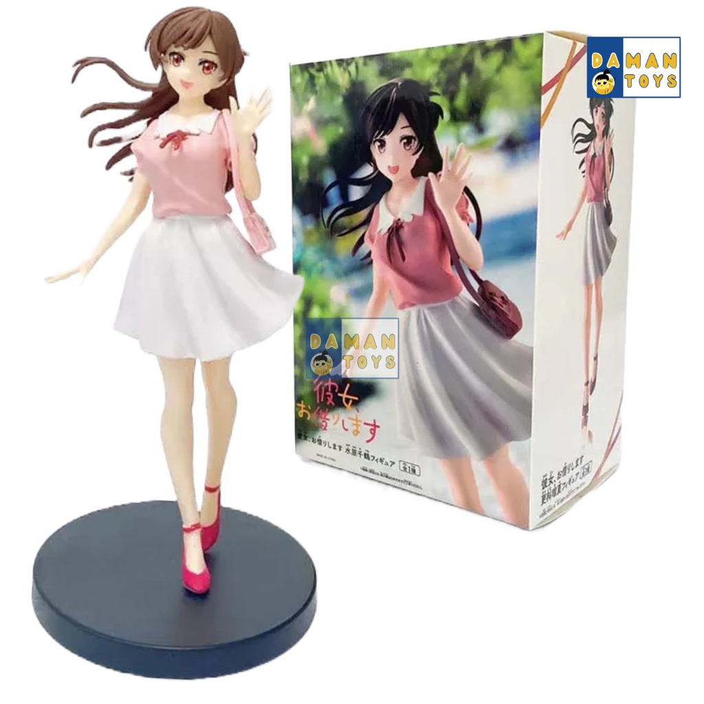 Figure Anime Mizuhara Chizuru Ruka Sarashina Kanojo Okarashimasu Rent A Girlfriend Koleksi Hobi Pajangan