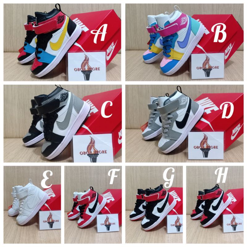 TERLARIS SEPATU  BASKET ANAK LAKI LAKI DAN  PEREMPUAN NIKE  