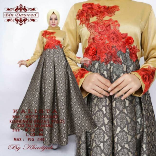 gamis pesta Kalista dress by khadijah