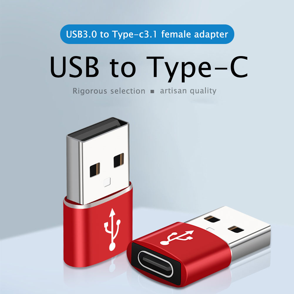 Adapter Konektor Konverter Usb 3.0 Tipe A Male Ke Usb 3.1 Tipe-C Female Untuk Android Universal