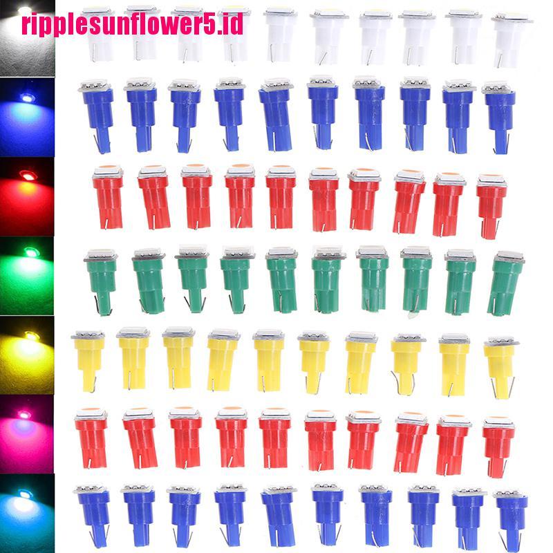 # Kaos T-Shirt Wanita Lengan Pendek Motif Print #50 Pcs Lampu Instrumen Mobil LED T5 5050 DC 12V