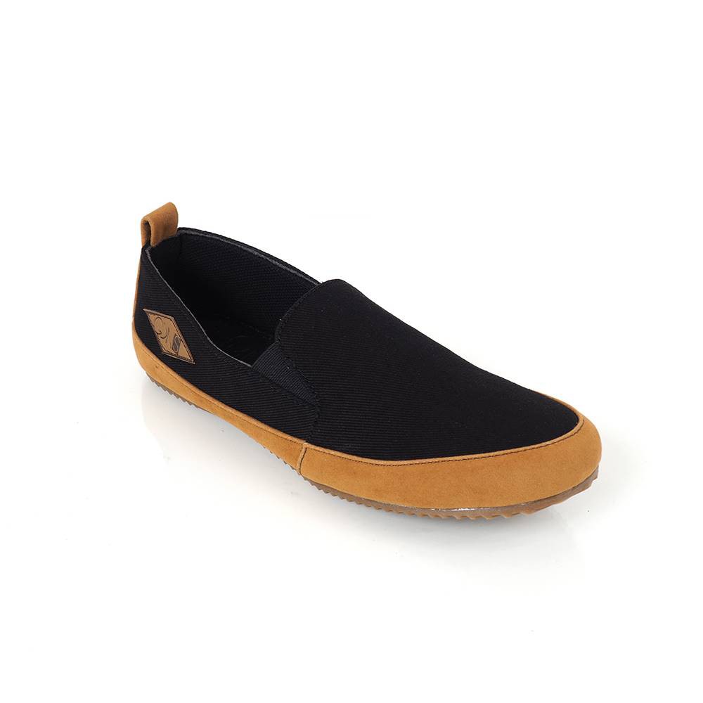 SPACE BLACK |FORIND x GDNS| Sepatu Slop Ori Casual Santai Kasual Laki Pria Cowok Slip On Footwear