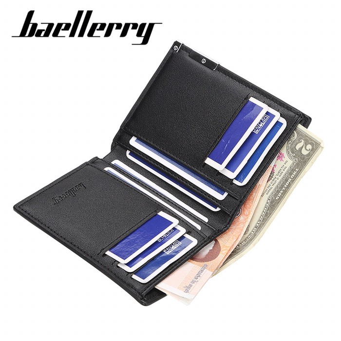 Dompet Pendek Kulit Pria Dompet Lipat Baellerry 1835 Vertical