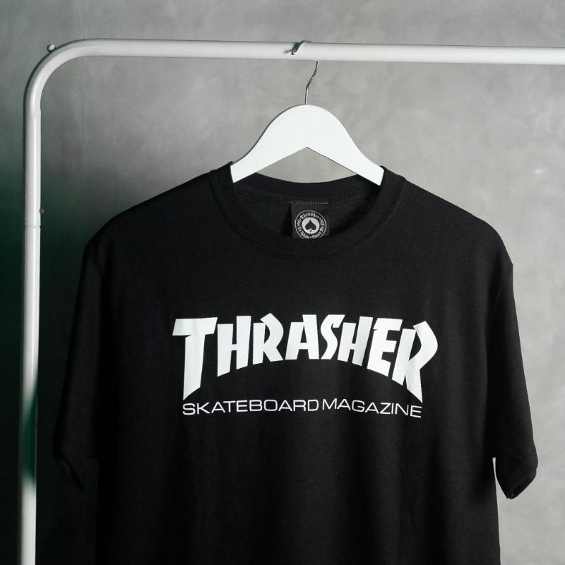 Tshirt Thrasher Skate Magazine  Black / Grey Original