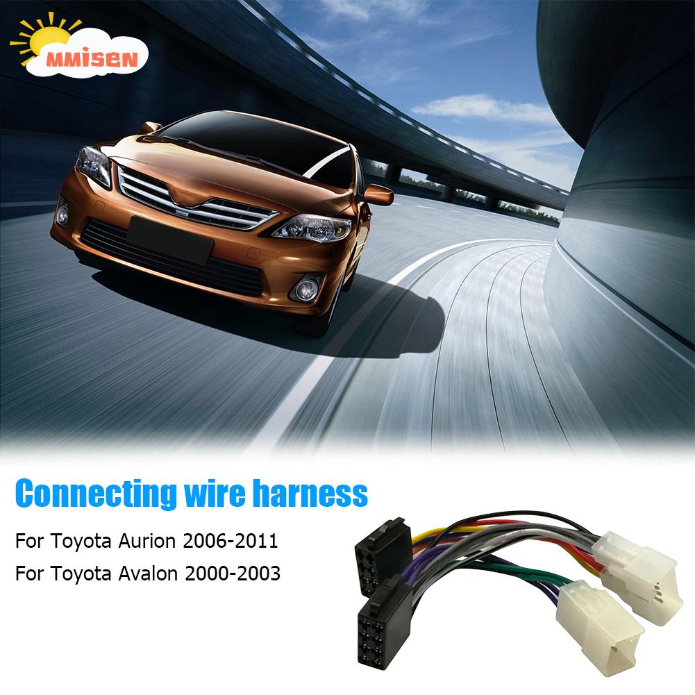 Iso Adaptor Konektor Kabel Harness Stereo Mobil Untuk Toyota Camry Corolla