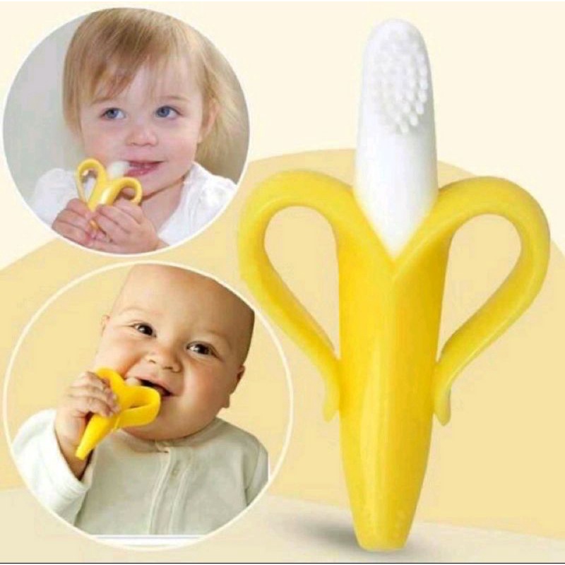 Teether bayi bentuk buah / mainan gigitan bayi BPA FREE