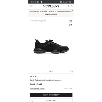 prada cloudbust used