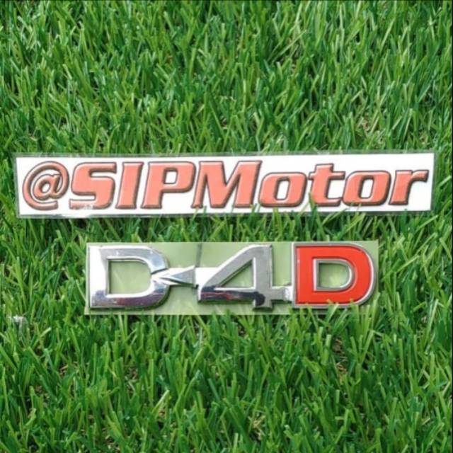 Emblem Logo D4D Toyota Innova Fortuner
