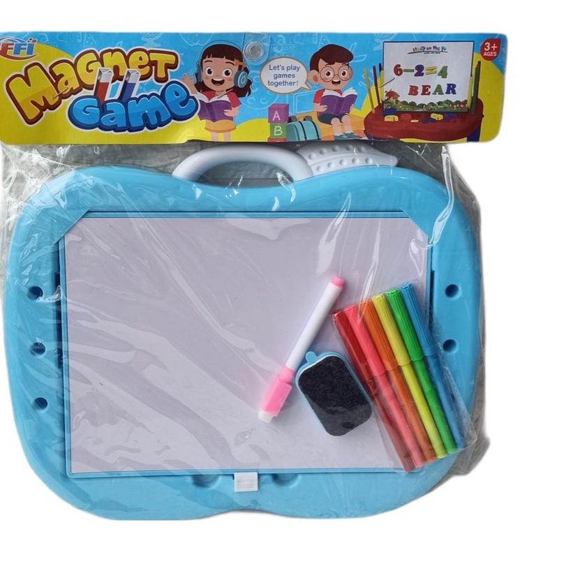 

Ready Istimewa ID Mainan Papan Tulis Magnetic Drawing Board Meja Belajar Anak FU1131