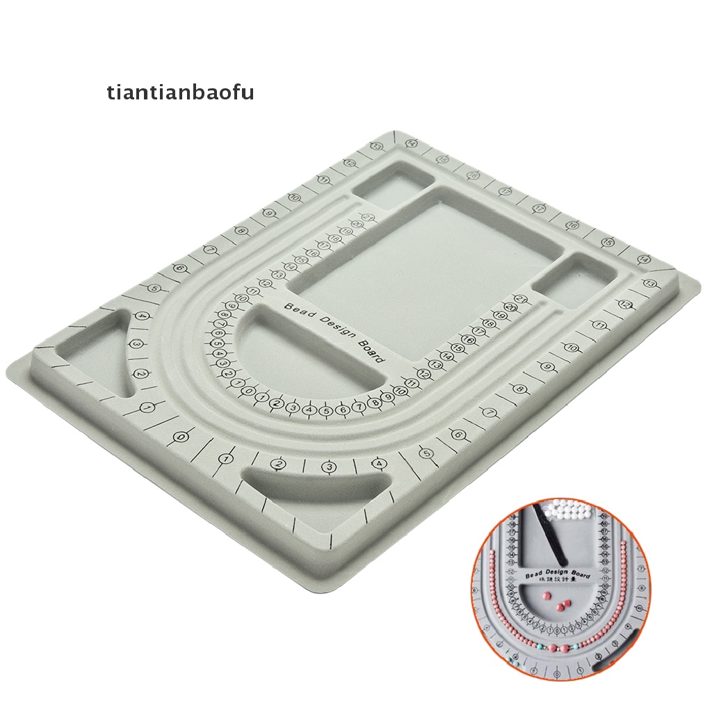 (Tianbaofu) Papan Organizer Manik-Manik Untuk Membuat Perhiasan 3C