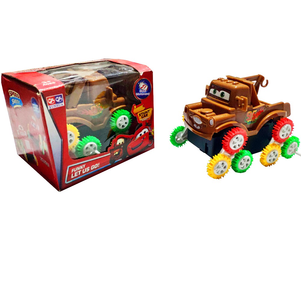 Mainan Mobil Jungkir Balik - Tumbling Cars Mater Tow Truck