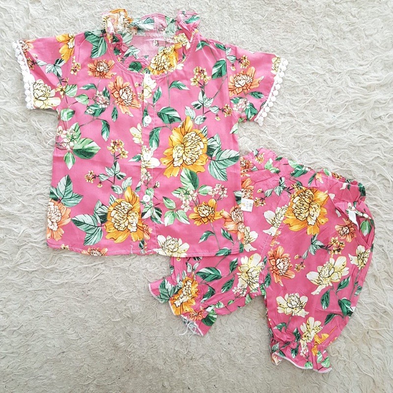 baju bayi IMPORT Summer Flo Set