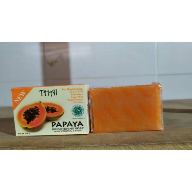 

Thai pepaya soap