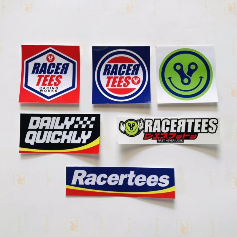 Stiker Racertees - Sticker Motor Racing Bijian