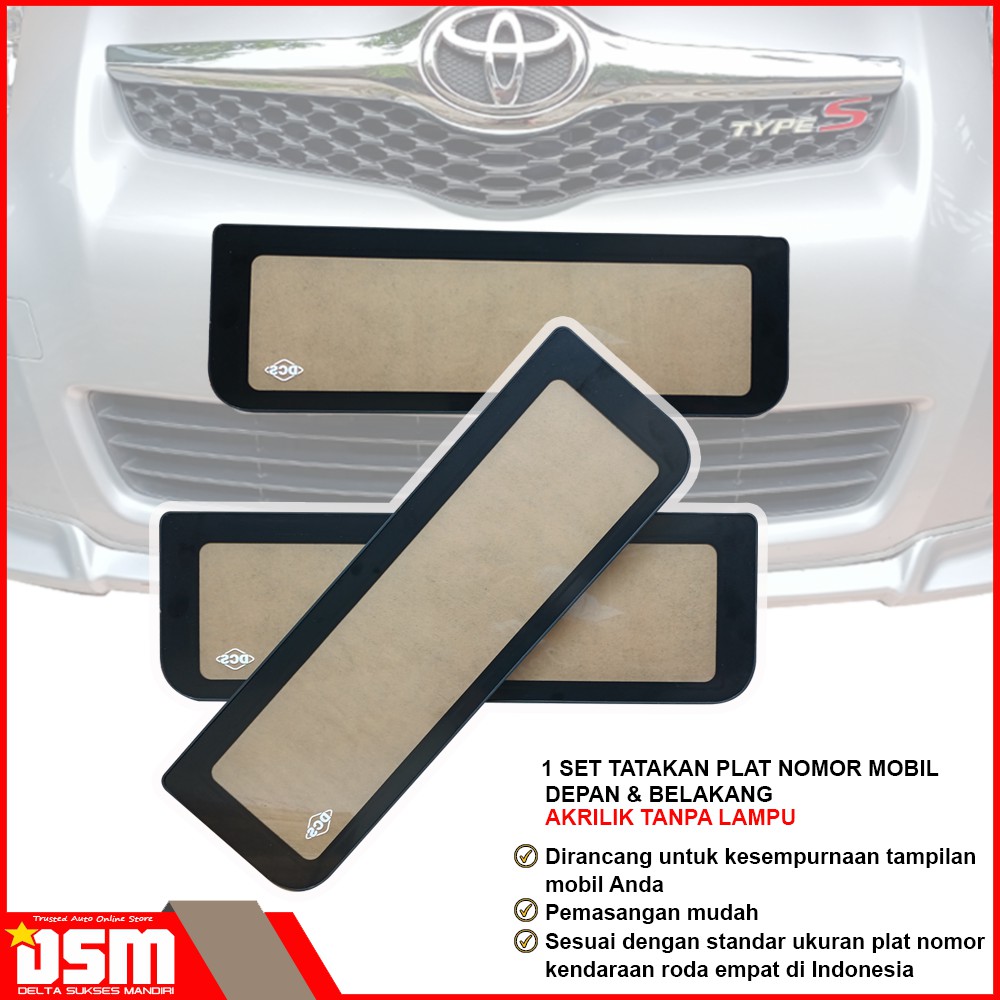 Dudukan Plat Nomor Mobil - Plat 46cm / Tatakan Plat Nomor Mobil / DSM