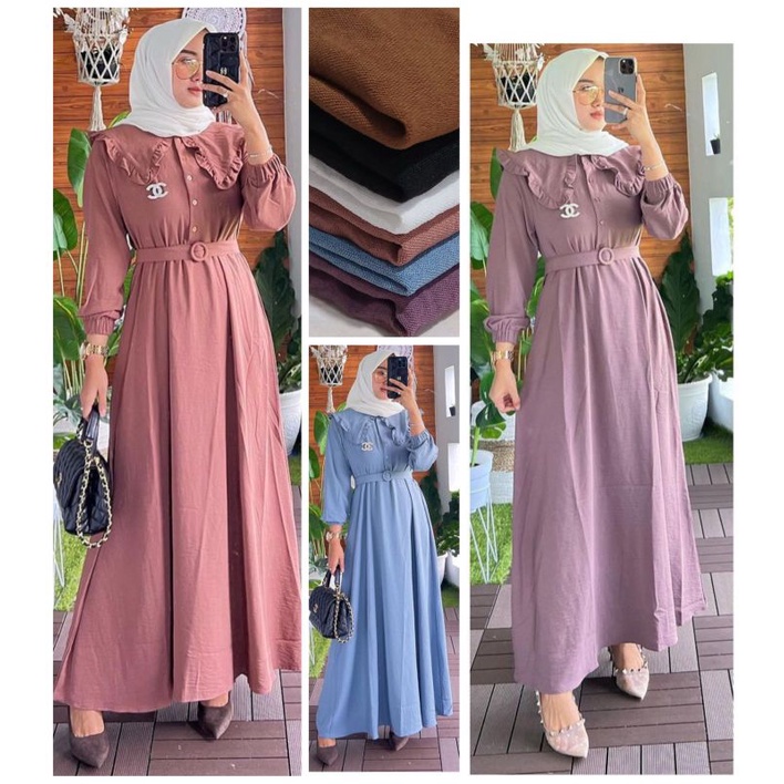 PGMTA / GAMIS MURAH TANAH ABANG GAMIS WANITA IMPORT KHUSUS GROSIR MIN 6 / GAMIS MEWAH KONDANGAN