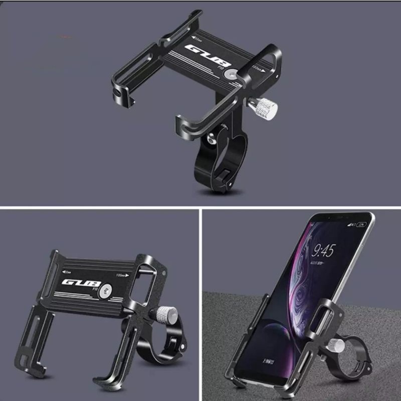 Paket GUB P10 Phone Holder + Breket Spion MOTOWOLF Filano Fazzio Vario Nmax Aerox Lexi Pcx Beat mio scoopy Adv DLL