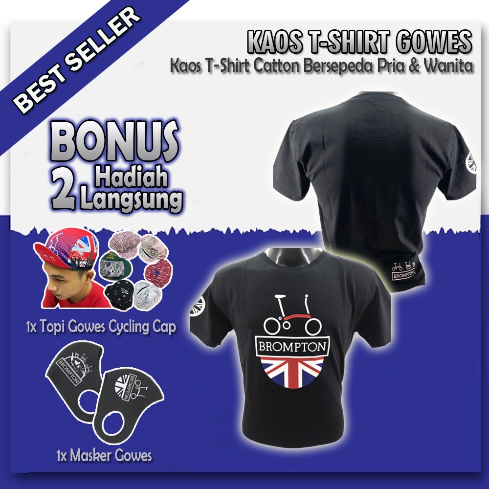 Kaos Neology sepeda lipat - GRATIS 2 Item BONUS