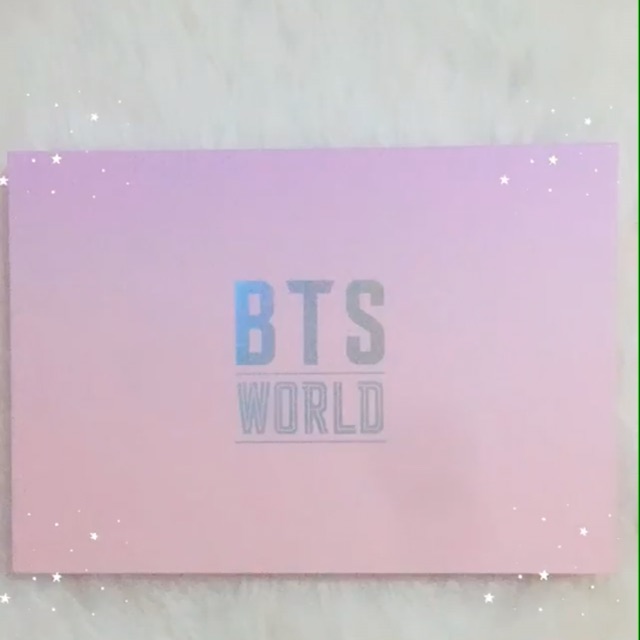 BTS World Limited Edition Package - CD Album + PC Suga + Box Pink