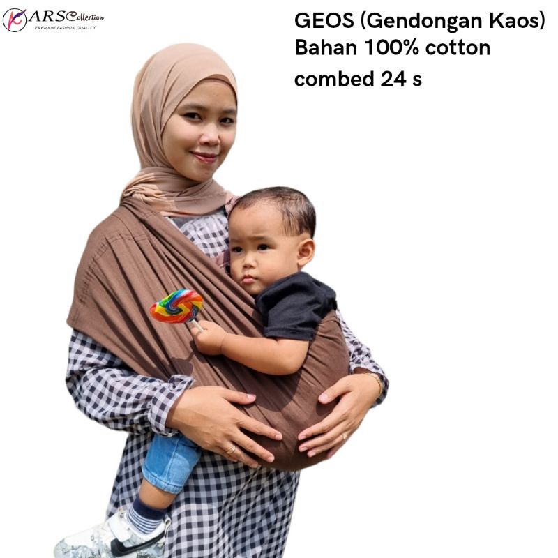 Gendongan Bayi Kaos Geos Premium Series