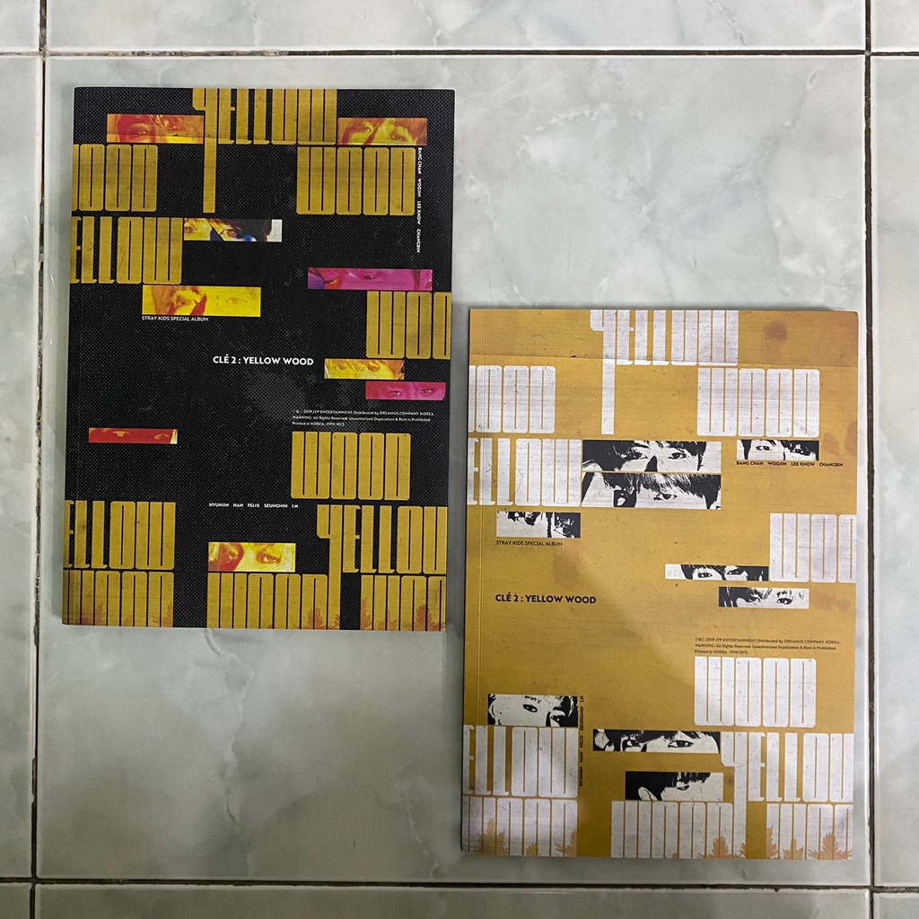 [READY STOCK] UNSEALED ALBUM STRAY KIDS YELLOW WOOD PC HYUNJIN PC FELIX PC SEUNGMIN PC WOOJIN PC BAN