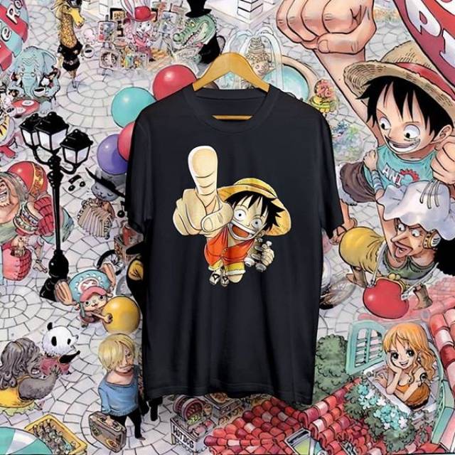 Kaos One Piece | Baju One Piece | T-Shirt One Piece | Kaos Luffy | Kaos Luffy One Piece