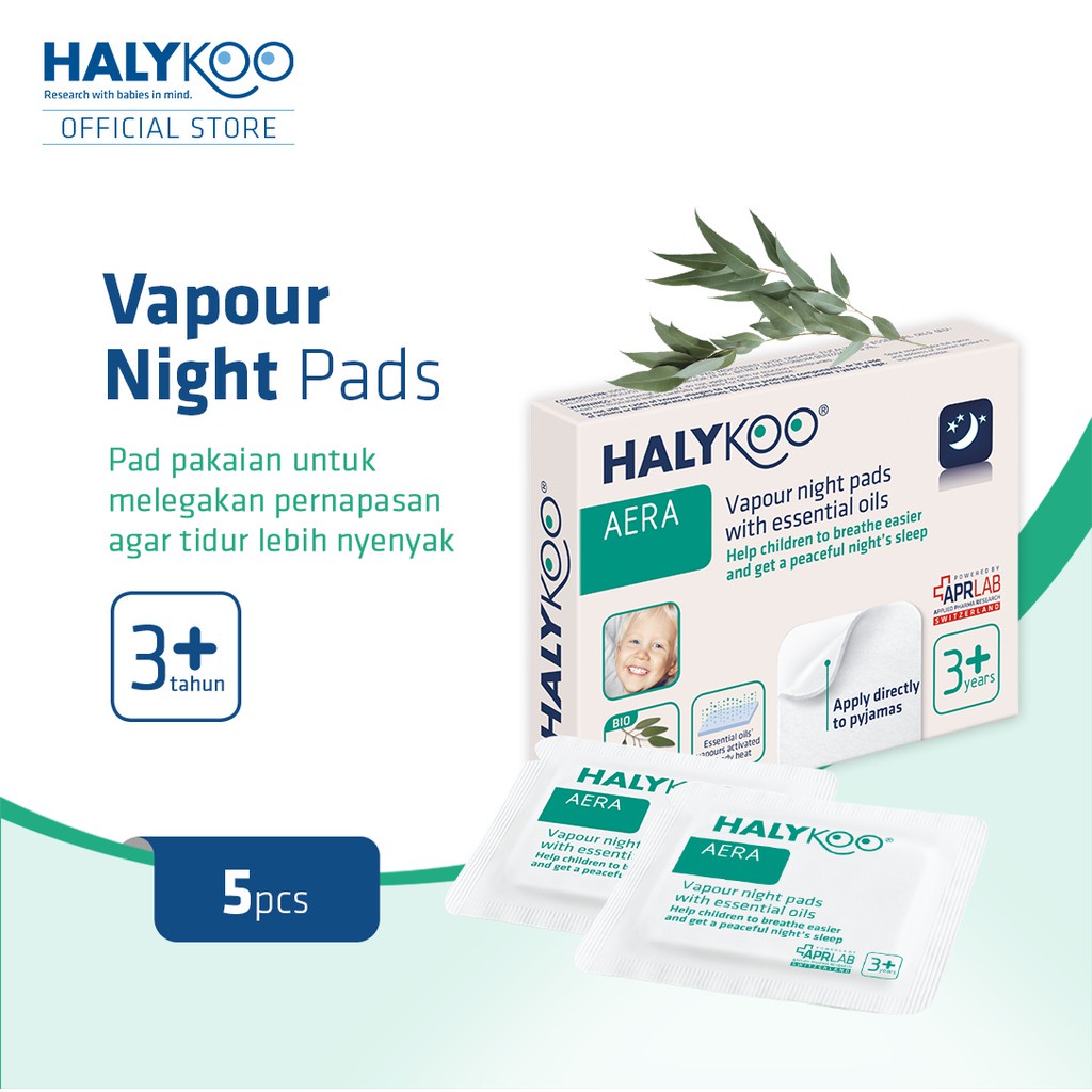 VITA67 HALYKOO VAPOUR NIGHT PADS PELEGA PERNAPASAN ISI 5 PCS 3 2024