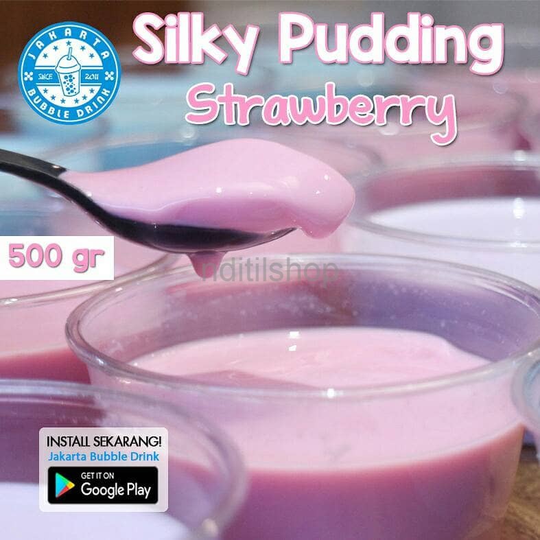 

Bubuk Silky Pudding Strawberry 500gr - Jakarta Bubble Drink