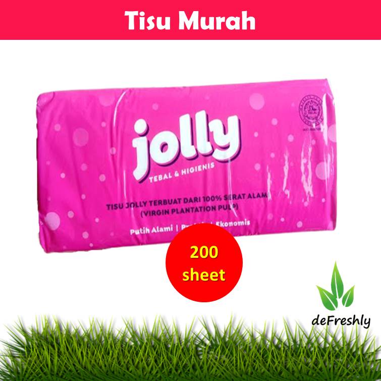 Tisu tissue Facial Tissu 2ply | nice 180 sheets  - JOLLY 200 - Jolly 250 - Paseo 250 - Pop Up