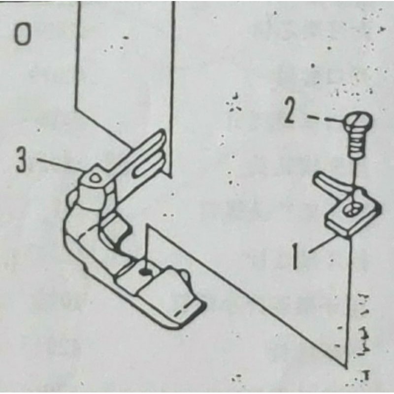 42184 Lidah Sepatu Mesin Jahit Obras Kecil  DC-1