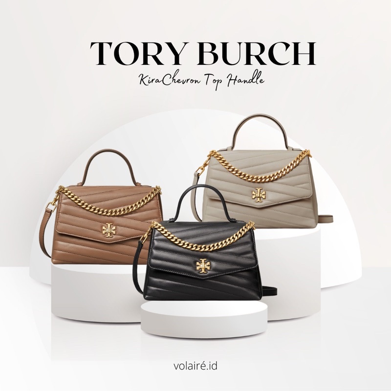 TORY BURCH Kira Chevron Top Handle