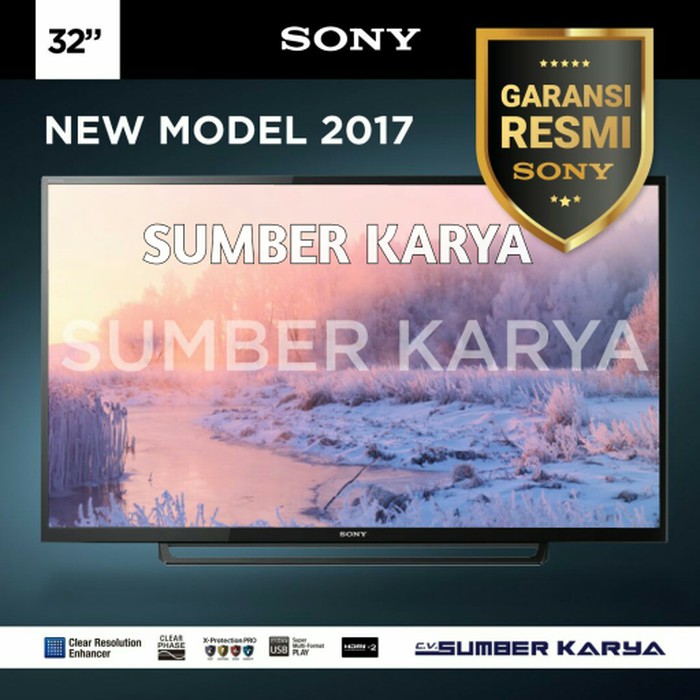 Promo GARANSI RESMI SONY 32R300E DIGITAL LED TV 32 inch USB HDMI New 2017 Murah Banget