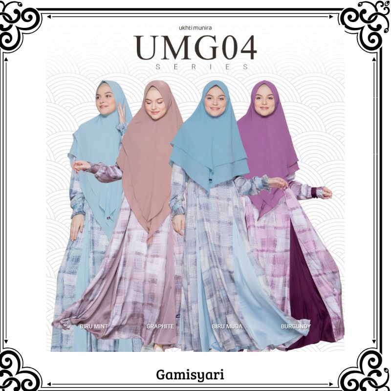 Ukhti Munira Baju Gamis Syari Busui Busana Pesta Muslimah Dewasa Dress Jumbo Model Payung Flowly Res
