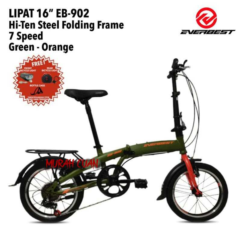 Sepeda Lipat 16 Inch Everbest EB-902 7 Speed Boncengan
