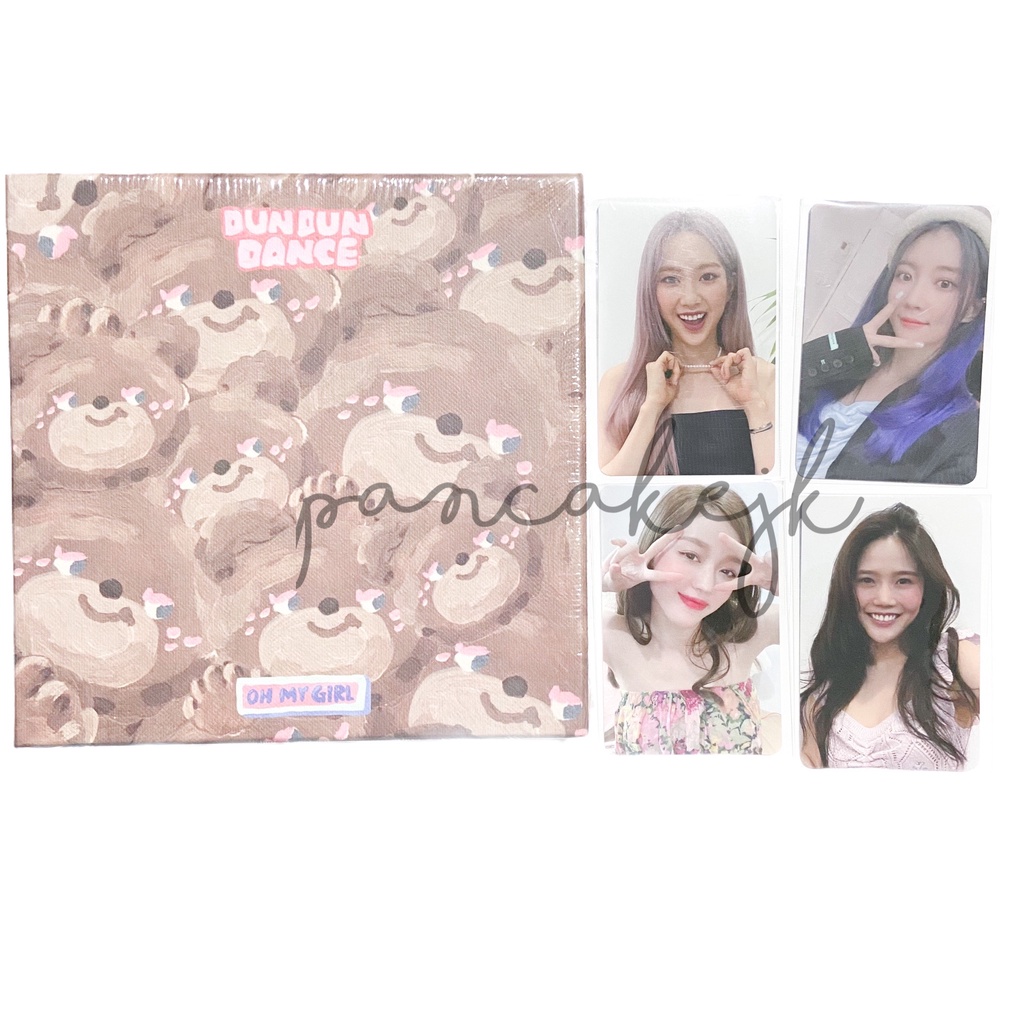 [ READY‼️ SEALED ] oh my girl omg dun dun dance ddd album + poster pob [ oh my bear ] [ bene ktown y