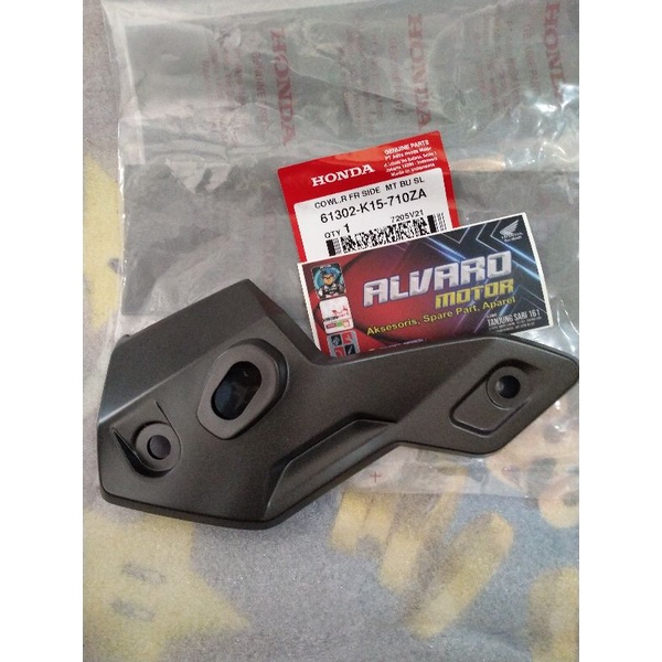 61302k15710za kupingan lampu kanan new cb 150r K15P 2021 Original hitam dof