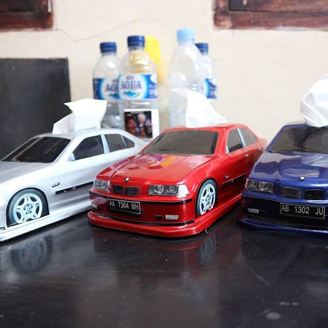 Tempat Tisu - Tissue Box Mobil Miniatur BMW E36