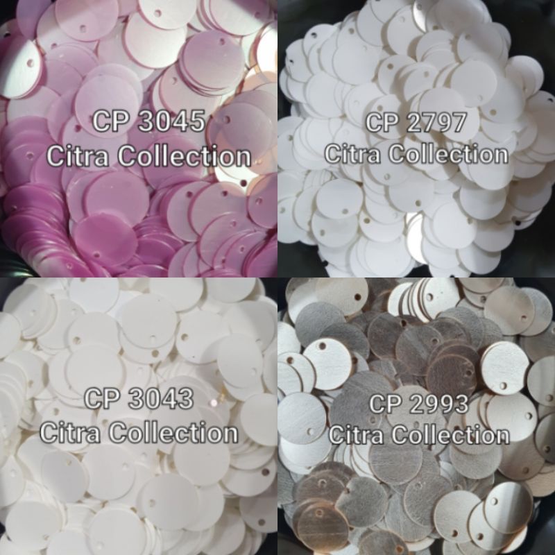 Borci Payet bulat 10mm lubang atas