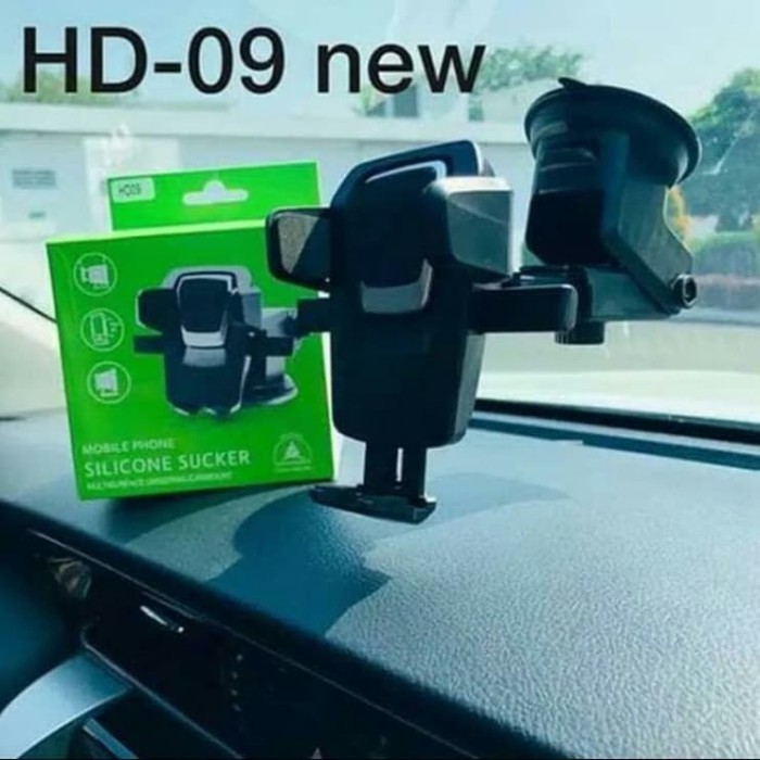 Car Holder HD-09 Holder Mobil Stand Holder Smartphone untuk Kaca dan Dashboard mobil