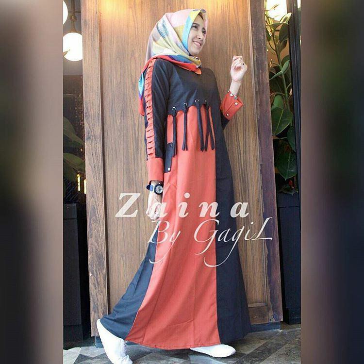 Unik Baju Muslim Wanita Zaina Dress Berkualitas